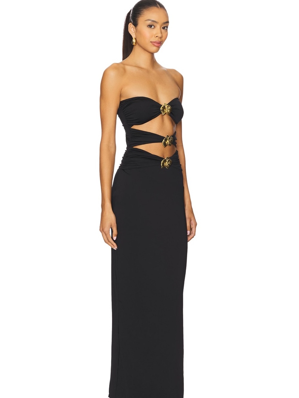 Cin Cin Rome Orchard cut out maxi dress